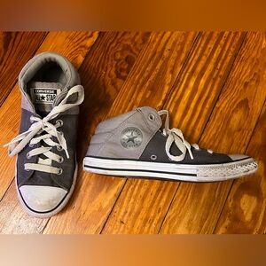 Converse All Star Grey Padded Ankle and Tongue Low Top Grey Men Size 5 Women 7